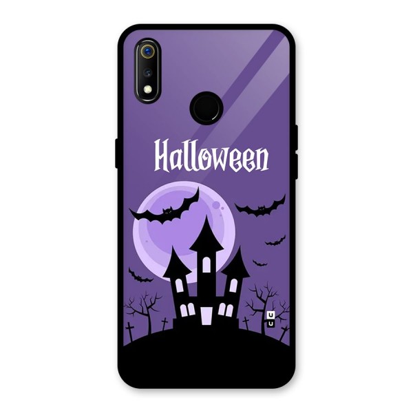 Fun Halloween Glass Back Case for Realme 3