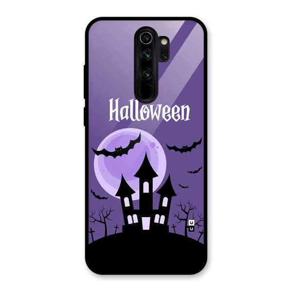 Fun Halloween Glass Back Case for Redmi Note 8 Pro