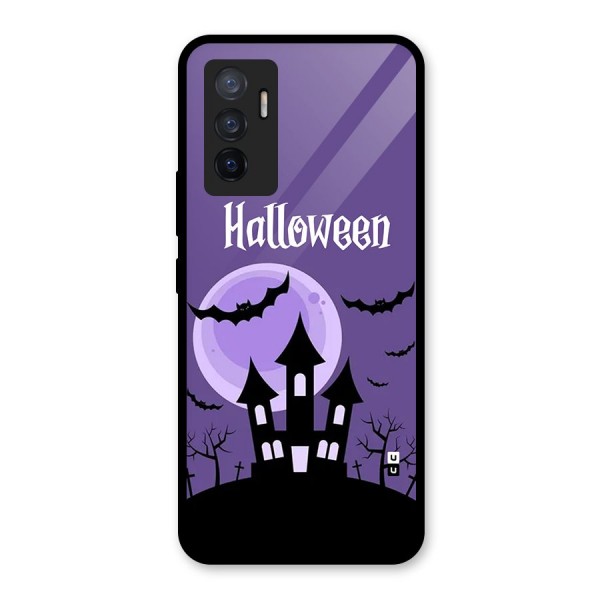 Fun Halloween Glass Back Case for Vivo V23e