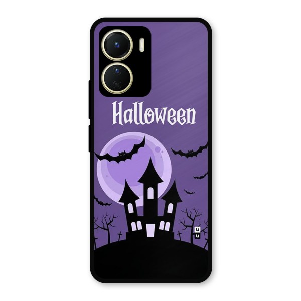 Fun Halloween Metal Back Case for Vivo Y16