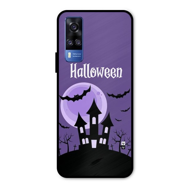 Fun Halloween Metal Back Case for Vivo Y51A