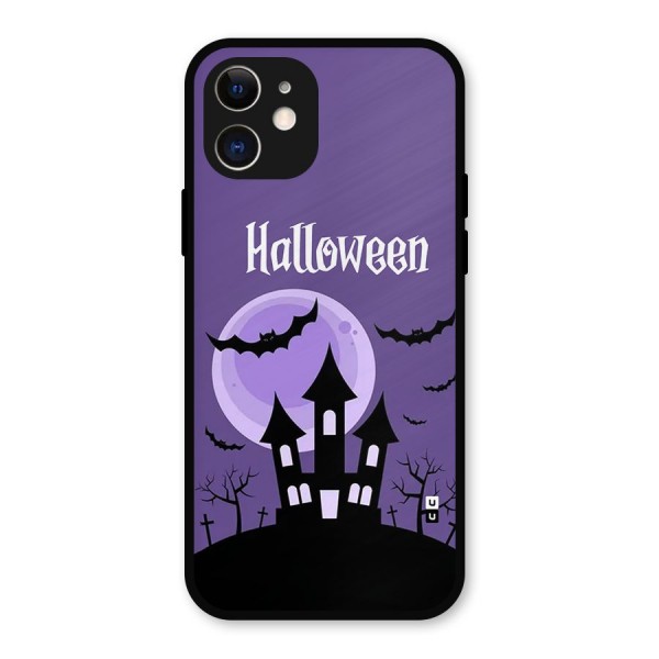 Fun Halloween Metal Back Case for iPhone 12