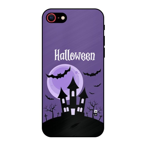 Fun Halloween Metal Back Case for iPhone SE 2022