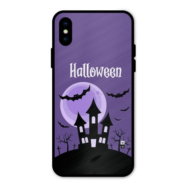 Fun Halloween Metal Back Case for iPhone XS