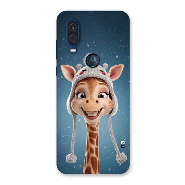 Funny Giraffe Back Case for Motorola One Vision