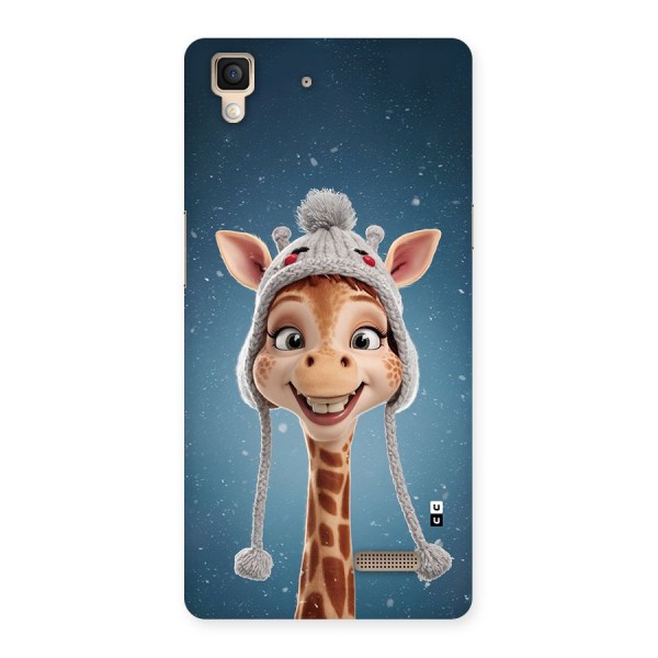 Funny Giraffe Back Case for Oppo R7