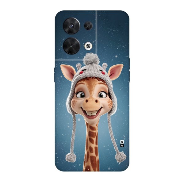 Funny Giraffe Back Case for Oppo Reno8 5G