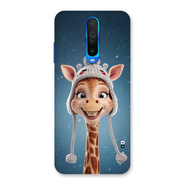 Funny Giraffe Back Case for Poco X2