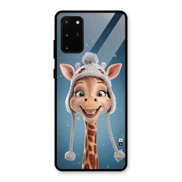 Funny Giraffe Glass Back Case for Galaxy S20 Plus