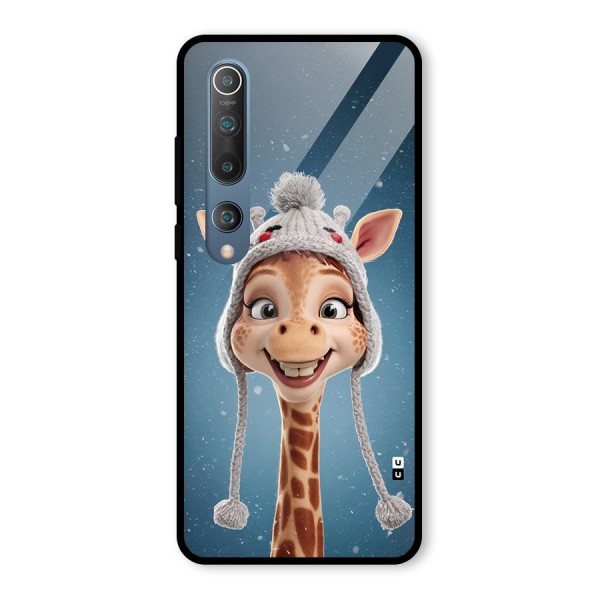 Funny Giraffe Glass Back Case for Mi 10