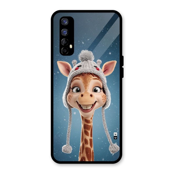Funny Giraffe Glass Back Case for Realme Narzo 20 Pro