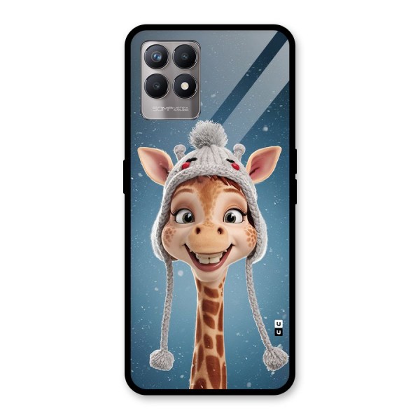 Funny Giraffe Glass Back Case for Realme Narzo 50