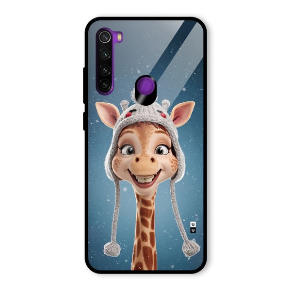 Funny Giraffe Glass Back Case for Redmi Note 8