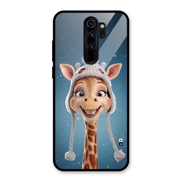 Funny Giraffe Glass Back Case for Redmi Note 8 Pro