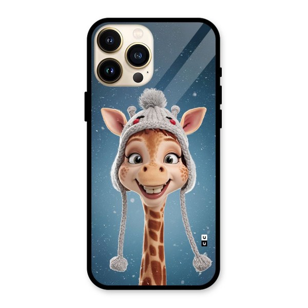 Funny Giraffe Glass Back Case for iPhone 13 Pro Max