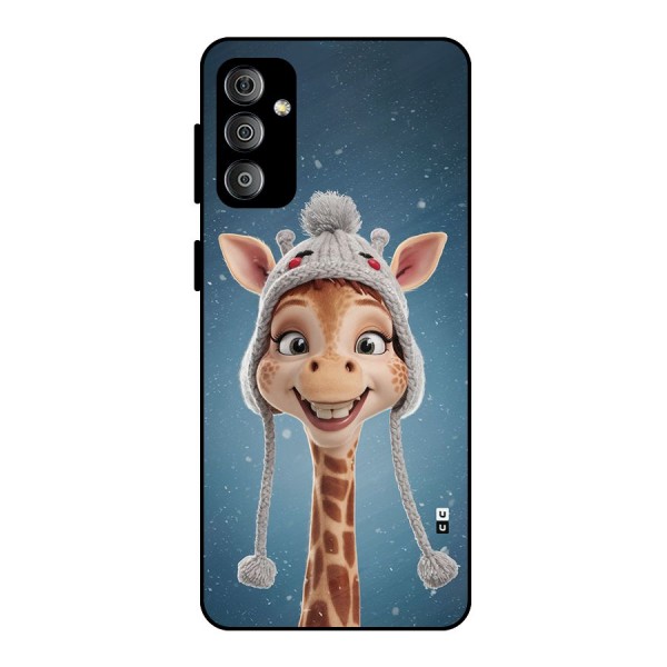 Funny Giraffe Metal Back Case for Galaxy F23