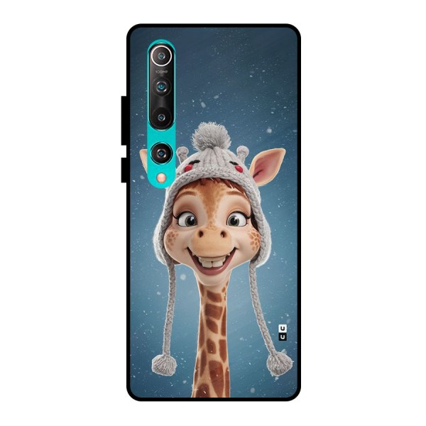 Funny Giraffe Metal Back Case for Mi 10