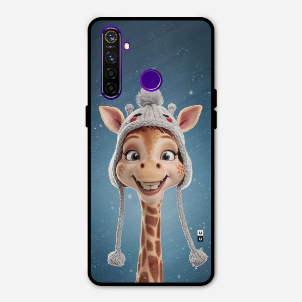 Funny Giraffe Metal Back Case for Realme 5 Pro