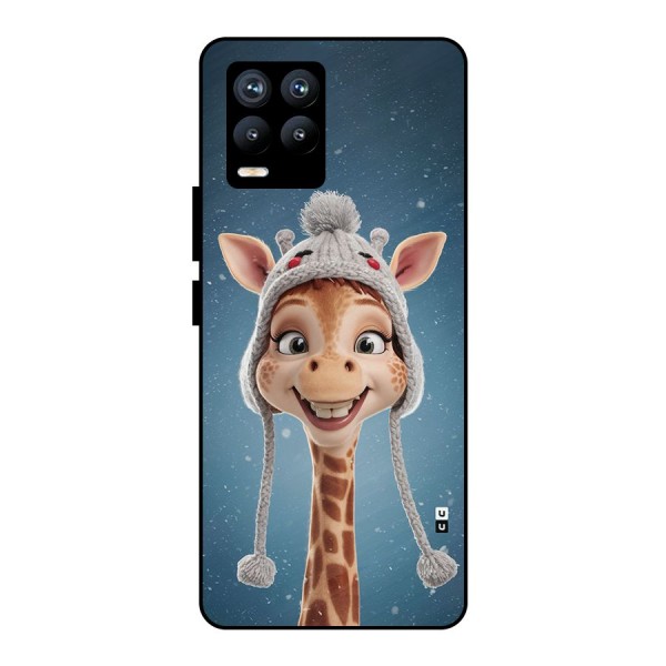 Funny Giraffe Metal Back Case for Realme 8 Pro