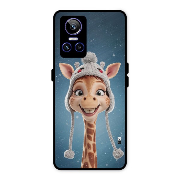 Funny Giraffe Metal Back Case for Realme GT Neo 3