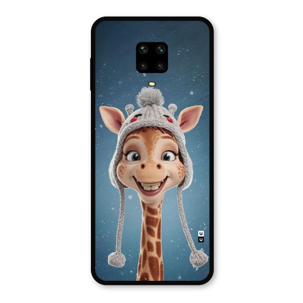 Funny Giraffe Metal Back Case for Redmi Note 9 Pro Max