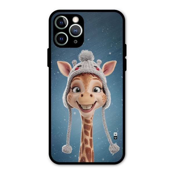 Funny Giraffe Metal Back Case for iPhone 11 Pro Max
