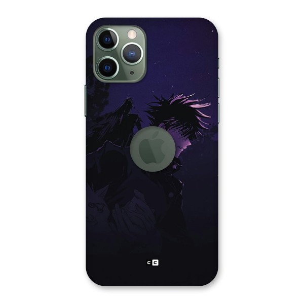 Fushiguro Demon Crows Back Case for iPhone 11 Pro Logo Cut