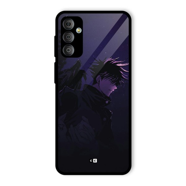 Fushiguro Demon Crows Glass Back Case for Galaxy F23