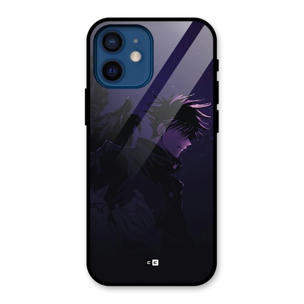 Fushiguro Demon Crows Glass Back Case for iPhone 12 Mini