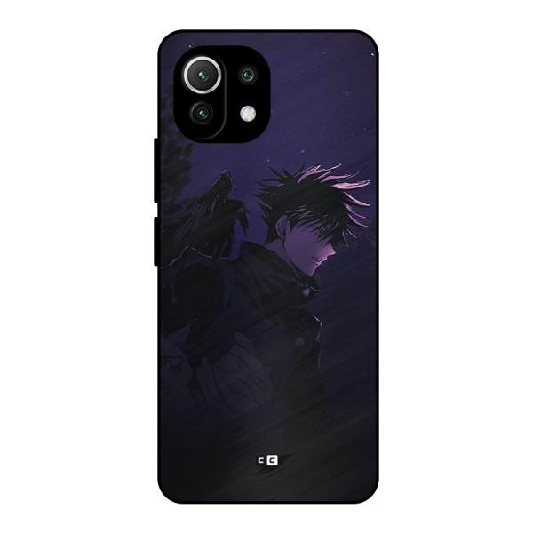Fushiguro Demon Crows Metal Back Case for Mi 11 Lite