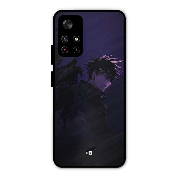 Fushiguro Demon Crows Metal Back Case for Poco M4 Pro 5G