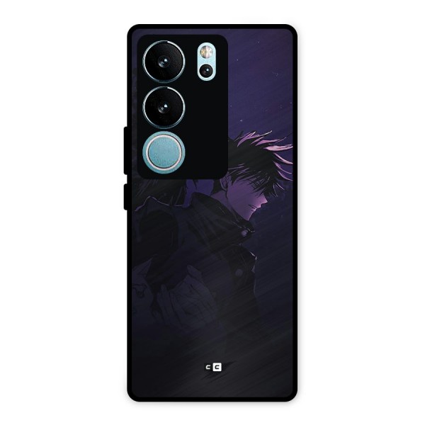 Fushiguro Demon Crows Metal Back Case for Vivo V29