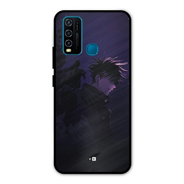 Fushiguro Demon Crows Metal Back Case for Vivo Y50