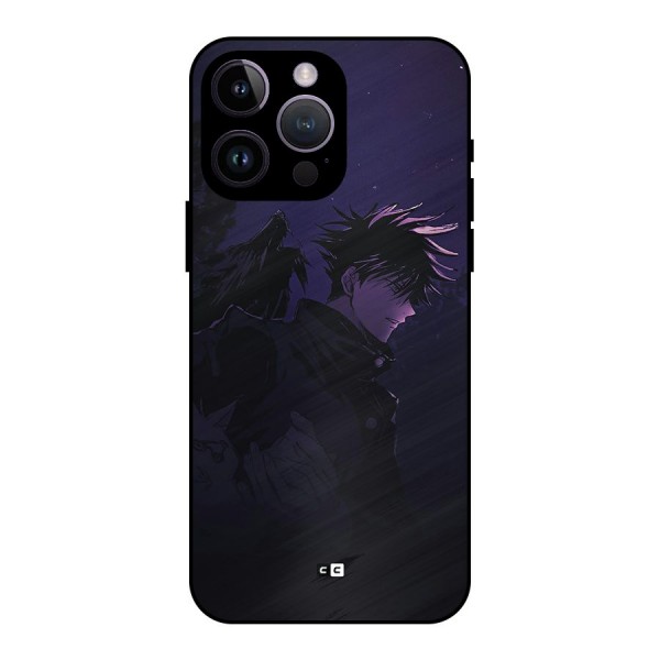 Fushiguro Demon Crows Metal Back Case for iPhone 14 Pro Max