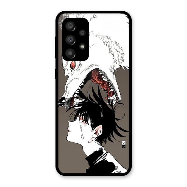 Fushiguro Demon Dog Glass Back Case for Galaxy A32