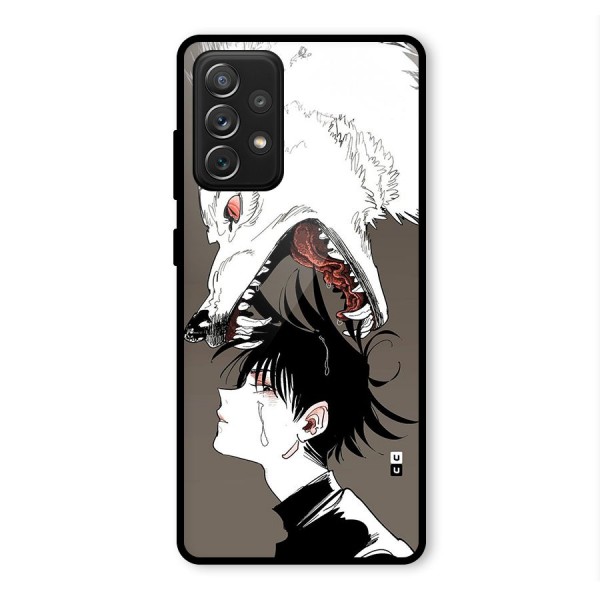 Fushiguro Demon Dog Glass Back Case for Galaxy A72