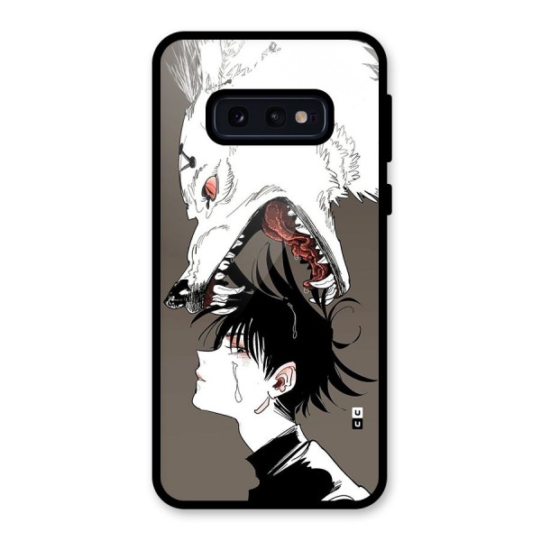 Fushiguro Demon Dog Glass Back Case for Galaxy S10e