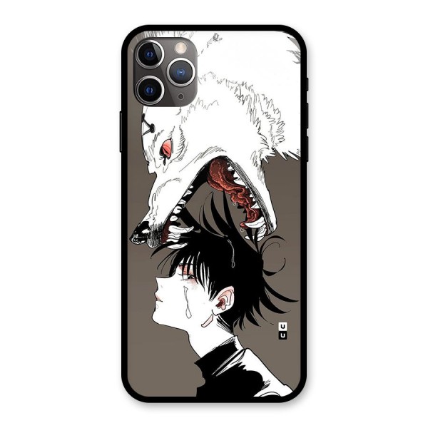 Fushiguro Demon Dog Glass Back Case for iPhone 11 Pro Max