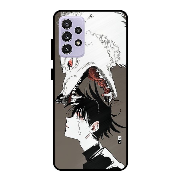 Fushiguro Demon Dog Metal Back Case for Galaxy A72