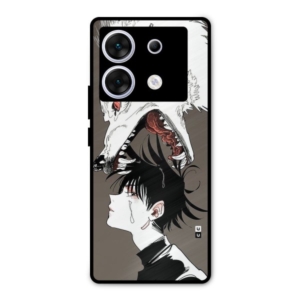 Fushiguro Demon Dog Metal Back Case for Infinix Zero 30 5G