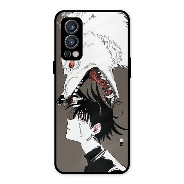 Fushiguro Demon Dog Metal Back Case for OnePlus Nord 2 5G