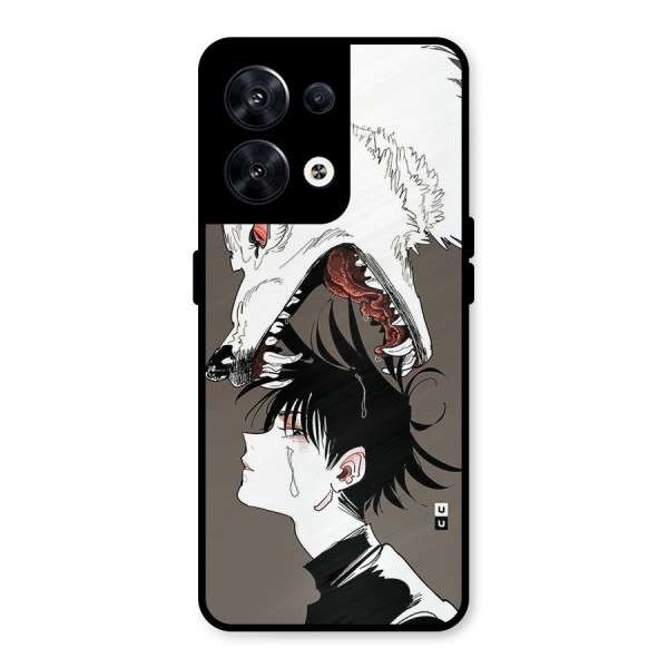 Fushiguro Demon Dog Metal Back Case for Oppo Reno8 5G