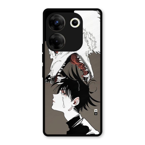Fushiguro Demon Dog Metal Back Case for Tecno Camon 20