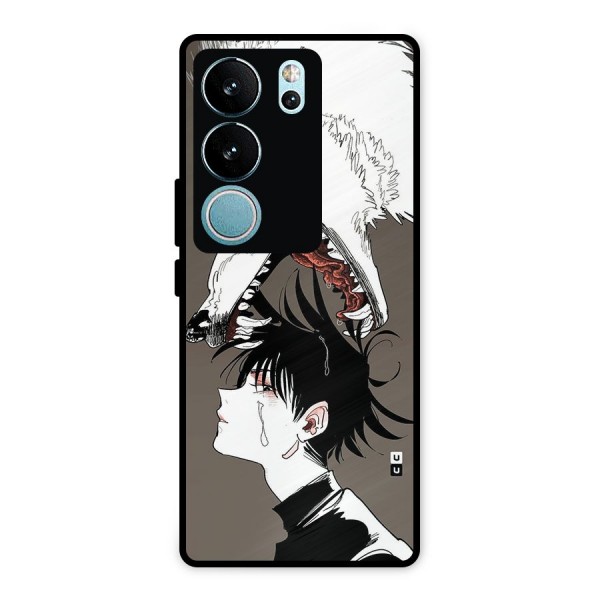 Fushiguro Demon Dog Metal Back Case for Vivo V29