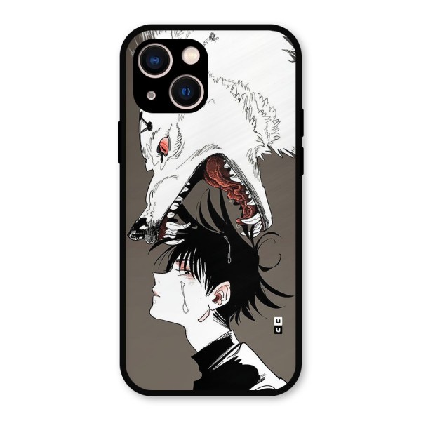 Fushiguro Demon Dog Metal Back Case for iPhone 13