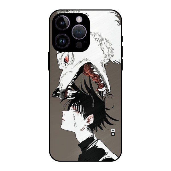 Fushiguro Demon Dog Metal Back Case for iPhone 14 Pro Max