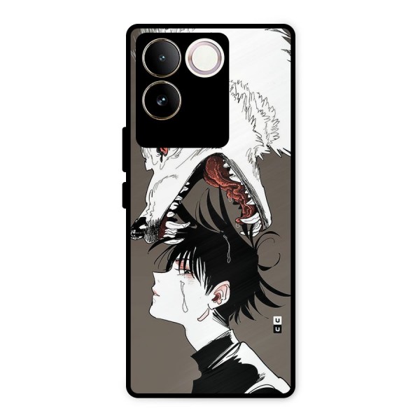 Fushiguro Demon Dog Metal Back Case for iQOO Z7 Pro