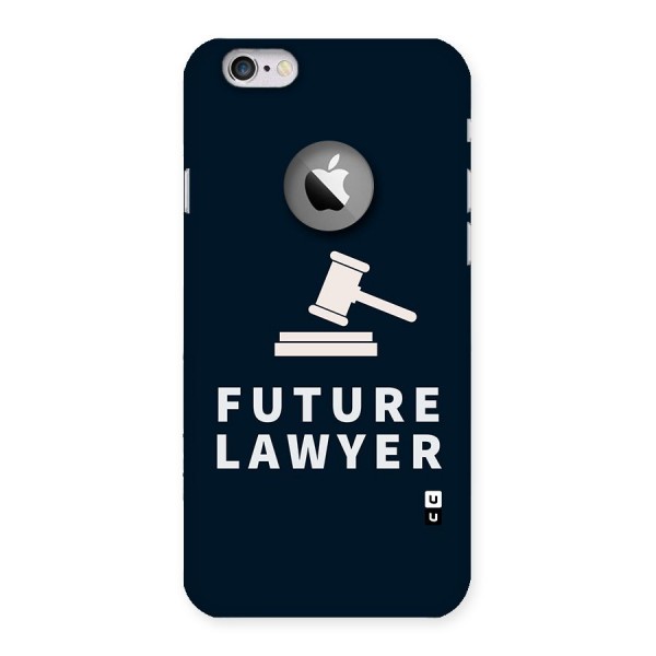Future Lawyer Back Case for iPhone 6 Logo Cut