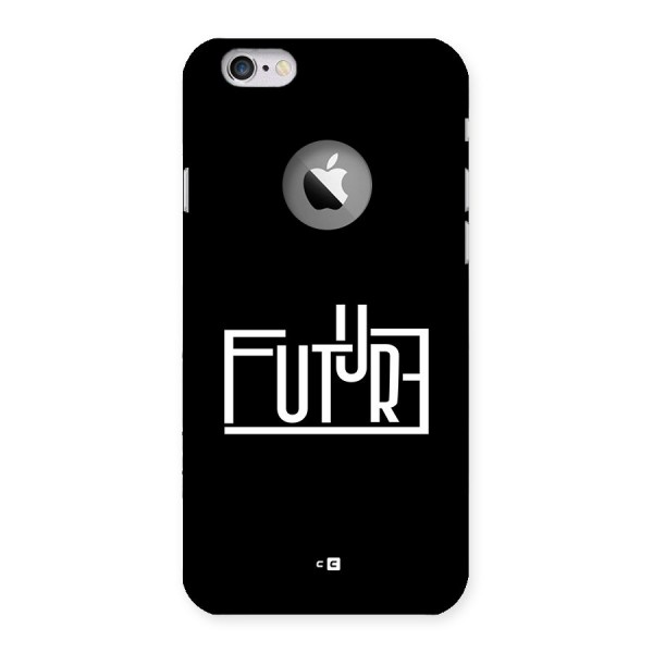 Future Type Back Case for iPhone 6 Logo Cut