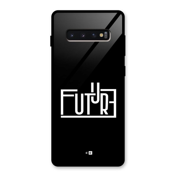 Future Type Glass Back Case for Galaxy S10 Plus